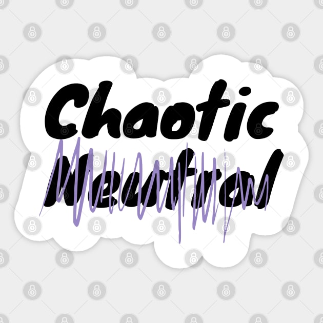 Chaotic "Neutral" Alignment Sticker by DennisMcCarson